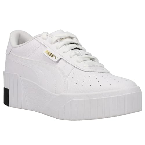 Image of PUMA Womens Cali Platform Sneakers Shoes Casual - White