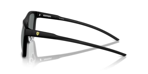 Scuderia Ferrari FZ6006F Low Bridge Fit Sunglasses, Matte Black/Polarized Grey, 58 mm3