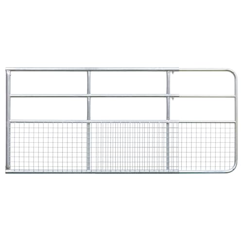 Voss.farrming Weidetor verstellbar 2-3m 110cm hoch Stalltor Eingangstor verzinkt Weidetor Koppeltor