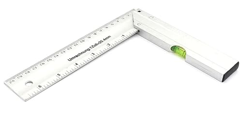 COPPIA SQUADRA SQUADRATRICE IN ALLUMINIO 2 PZ