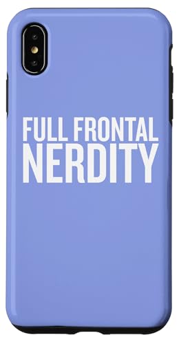 Carcasa para iPhone XS Max Nerdity Frontal Completo Humor Sarcástico Divertido