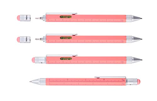 TROIKA Multitasking - Penna a sfera con righello