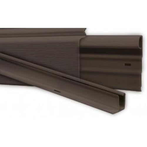 Vinyl Skirting Underpinning Brown Trim Kit, 10 Pack, 70' Pieces, Over 58 Ft Includes Spikes and...
