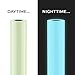 VViViD DECO65 Glow in The Dark Blue Permanent Adhesive Craft 12 Inches x 4 Feet Vinyl Roll for Cricut, Silhouette & Cameo Including Free 12 Inches x 12 Inches Transfer Paper Sheet