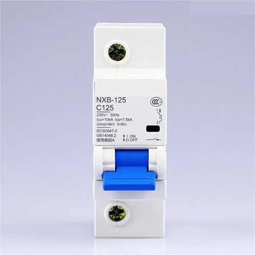 Disjoncteur NXB-125 1P 80A pour protection électrique 230V