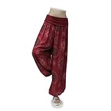 ein tolles Tragegefühl ,locker und bequem mit breitem Gummizug , Haremshose sind perfekt fuer die Sommerzeit