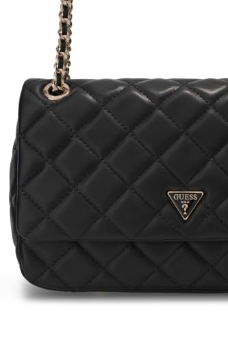 GUESS Femme Sac Bandoulière Juliet Conv Xbody Flap Noir