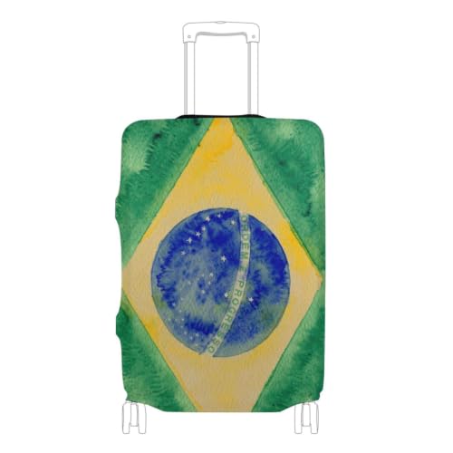 Housse de valise Brésil élastique, protection bagage 26-28 pouces classique