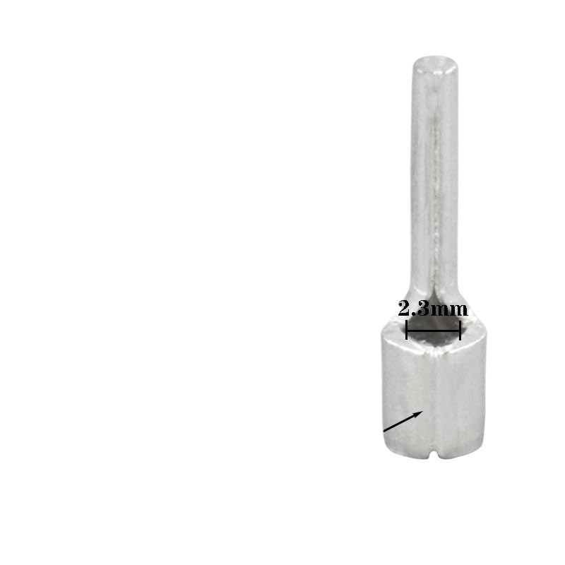 Pure Copper Pin Terminals PTN0.5/1.25/3.5/5.5-9/10/12/13 Splice Lug Electrical Wire Connectors Non Insulated Crimp(PTN2-10,100PCS)