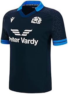 Macron Scotland 2022/23 Mens Home Replica Rugby Shirt Jersey Navy/Blue
