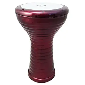 The 17'' Wave Zaza Percussion Egyptian Style Darbuka Doumbek (Red)