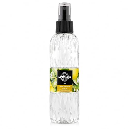 MARMARA Limon Kolonya 80 150ml Pumpspray | Eau de Cologne Lemon | After Shave | Rasierwasser | Zitronenduft | Kölnischwasser | Lemon Duftwasser Damen und Herren