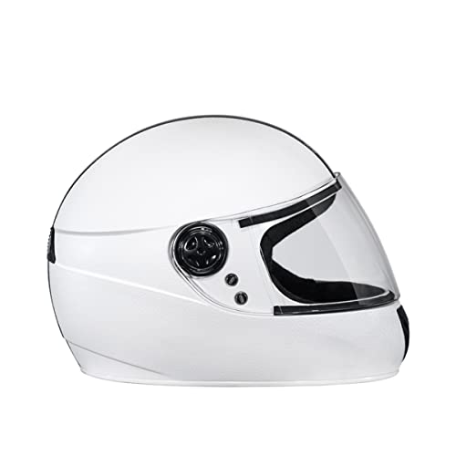 Image of Studds Chrome Elite Full Face Helmet (White, L 580MM)