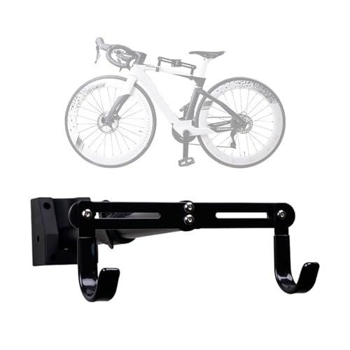Soporte de bicicleta para pared ajustable con protección antirrayaduras 2