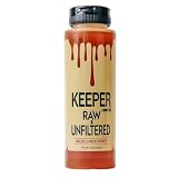Keeper Honey Co. Raw & Unfiltered Wildflower Honey, 12 oz Bottle, Hand Bottled in Small Batches, Pure Natural Unprocessed Honey for Tea, Baking, Immune Support