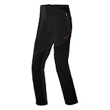 Cintura con ajuste goma Trangoworld Buron Pant. Largo, Hombre, Negro/Negro, 2XL