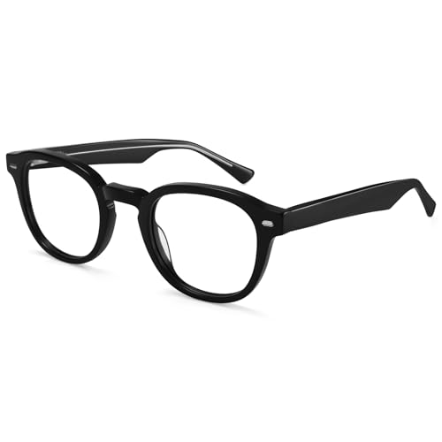 Image of Dollger Blue Light Blocking Glasses for Men Women Retro Round Anti Eye Strain Computer Gaming BlueLight Eyeglasses