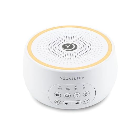 Yogasleep Dreamcenter Multi Sound Machine con luz nocturna | Máquina de sonido para viajes, privacidad de oficina, terapia de sueño | para adultos y bebé | Prueba de 101 noche