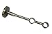 Gardinia Support de Tringle à Rideau Double avec Plaque de Fixation en métal, pour 2 tringles, Support fermé, Matériel de Fixation Inclus, Série Chicago, Diamètre: 20 mm, Effet INOX