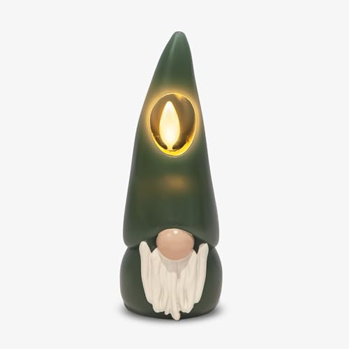 Battery-Operated LED Gnome Candle