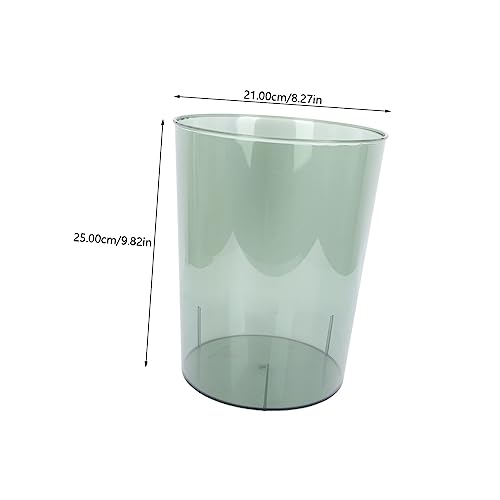 Caneca de basura rectangular de plástico 1.1 lb miniatura 2