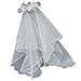 BUBEFSKD Sophisticated White Bridal Veil Double Layer With Artificial Pearls Edged Fashionable Wedding For Bride Double Layer