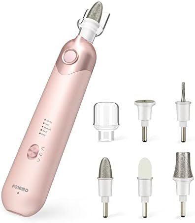 Electric Manicure and Pedicure kit,Electric Nail File, Nail Care Kit for Women Men,Professional Nail Drill for Nail Buffer Grinder Sander Trimmer(Pink)