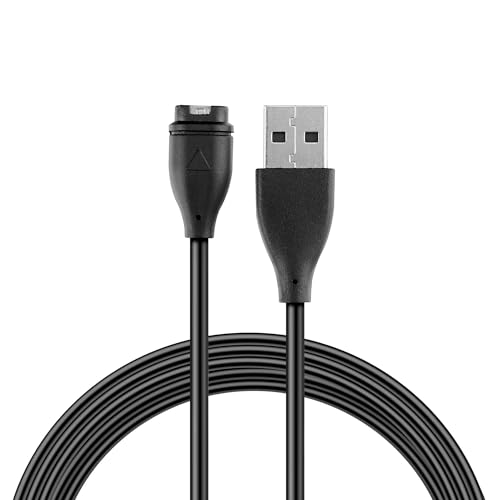 PGENDAR Charger Cable for Forerunner 45 55 245 255 265 745 945 955 965, Approach S10 S12 S40 S42 S60 S70, Vivoactive 3 4 4S, Instinct, Venu 2 2S Plus, Fenix 7 7S 7X 6 5 Charging Cable