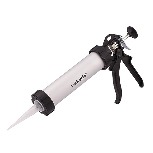 MIVOS Presse à cartouche légère pour silicone - incl. embout de bouchage pour cartouche de 310 ml - presse à silicone - pistolet à silicone pour silicone,...