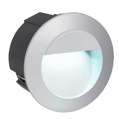 I LED fissi, a risparmio energetico emettono una luce bianca neutra (2.5 Watt, 320 Lumen)