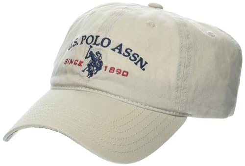 Image of U.S. Polo Assn. Unisex Adult Baseball Cap, 100% Cotton Adjustable Dad Hat for Men and Women, Since 1890 and Horse Logo
