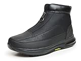 [グッドイヤー] 防水 ブーツ メンズ カジュアル レインシューズ ショートブーツ ワーク 防滑 メンズ 幅広 4E スニーカー g50642 Black 26cm