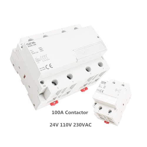 Contactor de CA de 4 Fases 230V con Interruptor Modular 2NO2NC para Instalaciones Eléctricas 6
