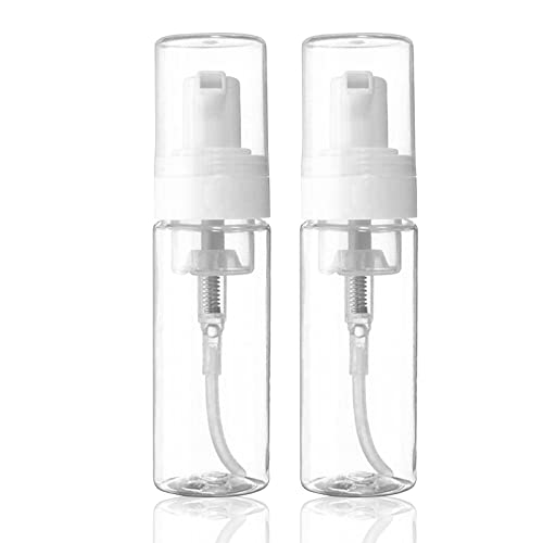 Sotica Foam Bottle Dispenser, 2Pcs Foam Soap Bottle Dispenser Transparent Empty Spray Bottles Foaming Hand Soap Dispenser Bottles Refillable Soap Dispenser(200Ml/7Oz) #TOP14