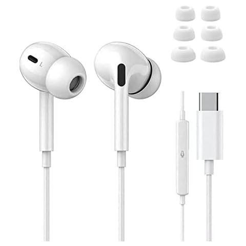 Auriculares USB C con Aislamiento de Ruido y Micrófono Cover