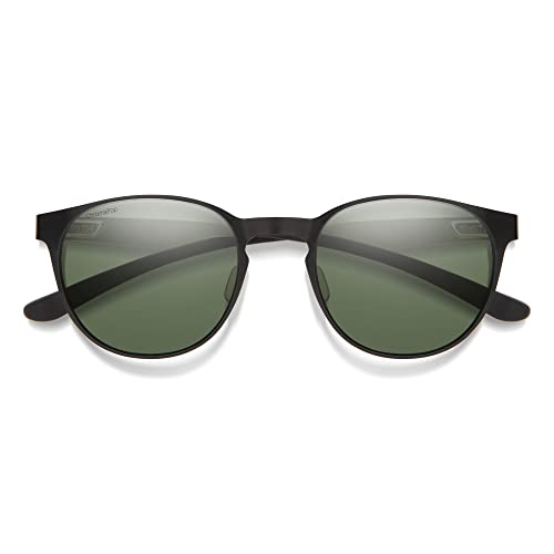Smith Eastbank Metal Active Sunglasses - Matte Black/Silver | Chromapop Polarized Gray Green2