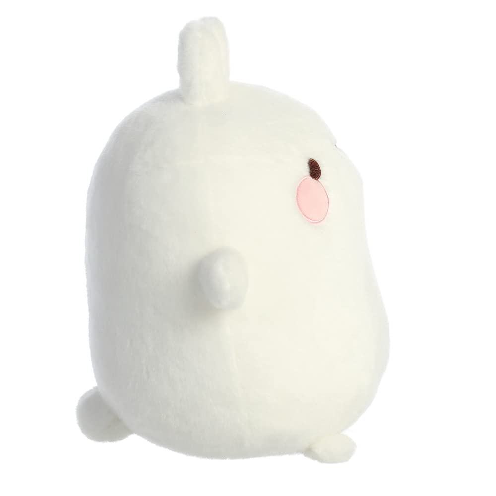 AURORA, 14216, Molang Med, 10 in, peluche coniglio, bianco