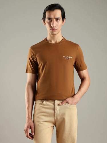 Image of Solid Regular Fit Cotton T-Shirt