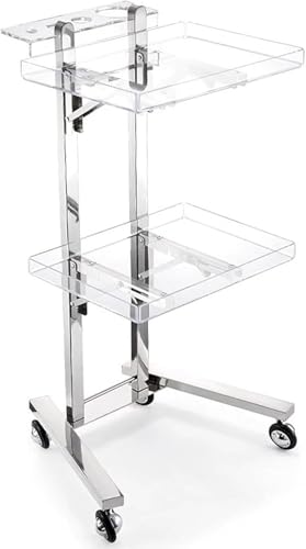 Elegante carrello multiuso su ruote: questo carrello presenta un design elegante che migliora funzionalità ed estetica, rendendolo una soluzione versatile per qualsiasi spazio. Perfetto per nizzare la cucina, l'ufficio o l'area artigianale, offre ampio spazio pur essendo facile da spostare. Migliora la tua casa con questa aggiunta elegante e pratica.