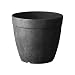 Novelty MFG 03088 Round Dolce Planter, 8-Inch, Black