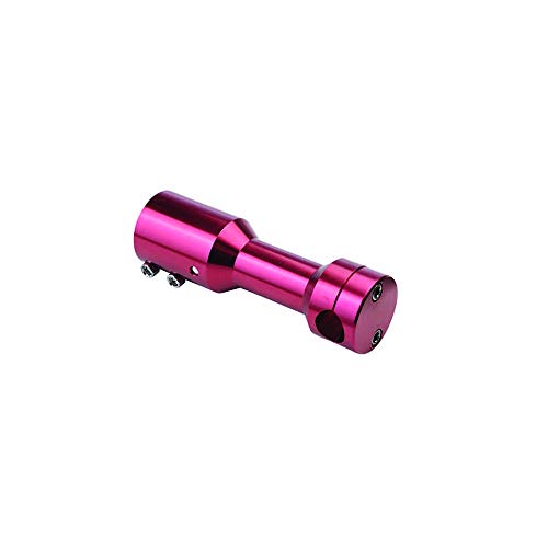 Potence scooter Tun'R rouge rectiligne pour stabiliser le guidon D22 du Stunt