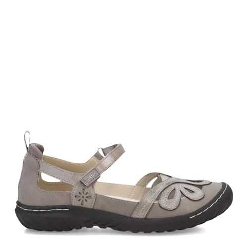 Jambu Women's Magnolia Encore Mary Jane Flat, Gunmetal, 6.52