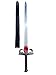 Mingshao The Sword of Omens The Deluxe Thunder on Cats The Lion Replica Blade w/Leather Sheath Weapon
