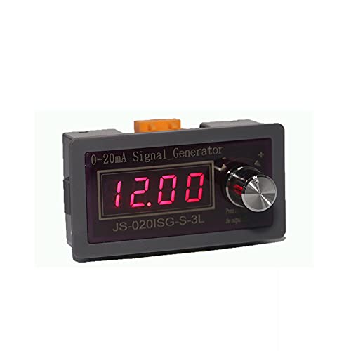 Image of Taidacent 4 Digit 0.4 Inch Digital Signal Genrator Current 0-4-20mA Signal Generator Active Simulate and Debug PLC Valve Transmission Frequency DCS Control Milliamp Meter (4-20mA)