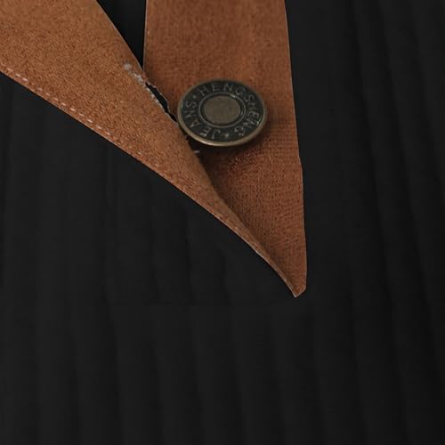 RTRDE Men's Pullover Sweatshirts, Quarter Button Long Sleeve Casual Basic Henley Neck Textured Sweaters, M-3XL2