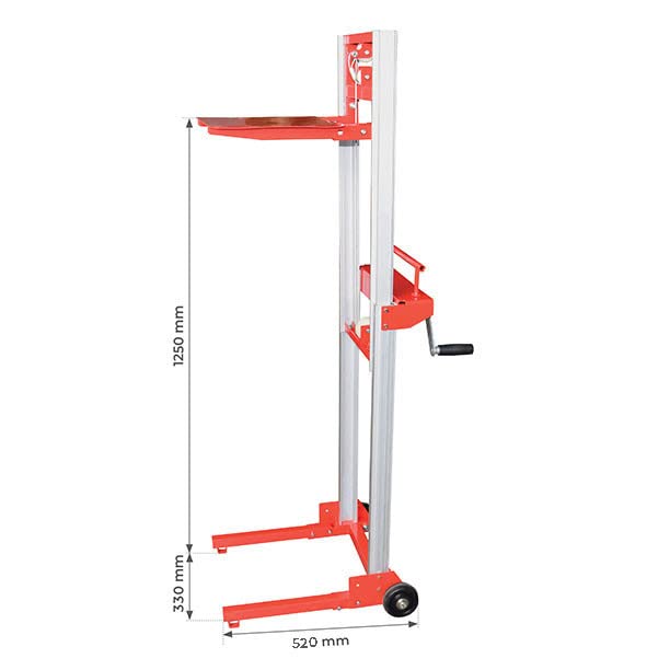 Stockman - Mini gerbeur Manuel transportable et Pliable 80 Kg 1250 mm - STD STOCKMAN