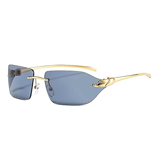 Lunettes de soleil sans monture légères protégeant les yeux des femmes