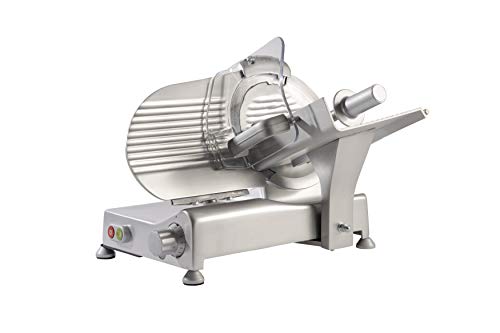 FAC - Elektrisches Allesschneider Curvy Line C220 - Klinge 22 cm - Fester Schärfer - Metallknöpfe - Stahl – Bild 3