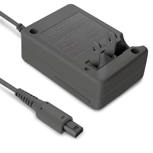 Image of FIOTOK 3DS Charger,3DS Charger Compatible with Nintendo 3DS / New 3DS XL /DSi /DSi XL /2DS / 2DS XL Wall Plug Adapter (100-240v),Black