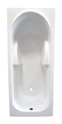 Baignoire FANY, baignoire rectangulaire, 170x75cm, Acryl et ABS é...